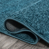 Haze Solid Sleek Low - Pile Round Area Rug - Tuesday Morning - Area Rugs