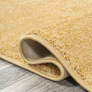 Haze Solid Sleek Low - Pile Round Area Rug - Tuesday Morning - Area Rugs