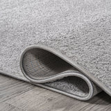 Haze Solid Sleek Low - Pile Round Area Rug - Tuesday Morning - Area Rugs
