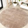 Haze Solid Sleek Low - Pile Round Area Rug - Tuesday Morning - Area Rugs