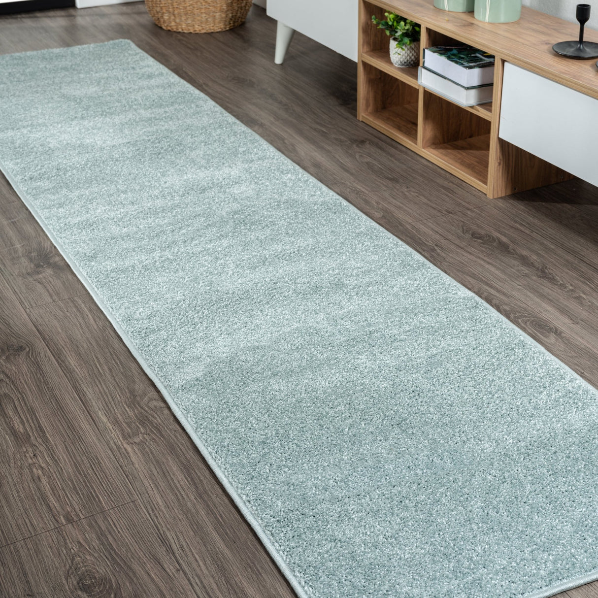 Haze Solid Unique Low - Pile Runner Rug - Tuesday Morning - Runner Rugs