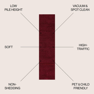 Haze Solid Unique Low - Pile Runner Rug - Tuesday Morning - Runner Rugs