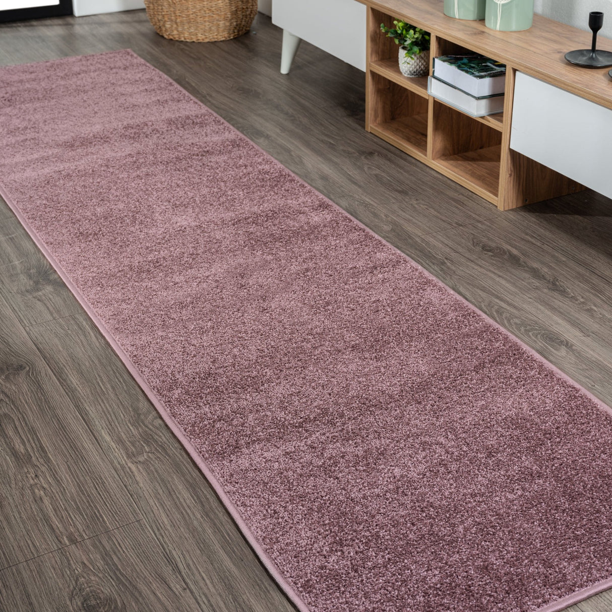 Haze Solid Unique Low - Pile Runner Rug - Tuesday Morning - Runner Rugs