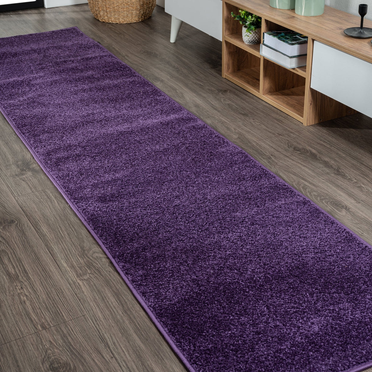 Haze Solid Unique Low - Pile Runner Rug - Tuesday Morning - Runner Rugs