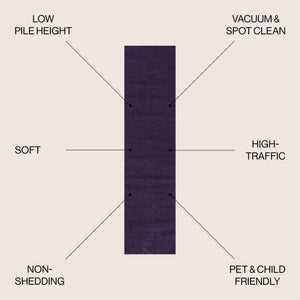 Haze Solid Unique Low - Pile Runner Rug - Tuesday Morning - Runner Rugs