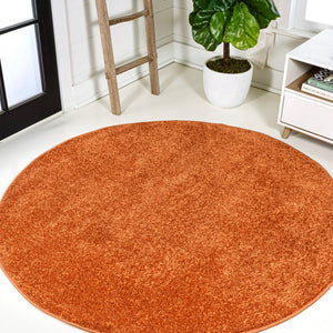 Haze Solid Unique Low Round Area Rug - Tuesday Morning - Area Rugs