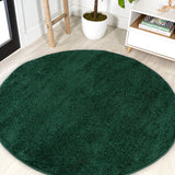 Haze Solid Unique Low Round Area Rug - Tuesday Morning - Area Rugs