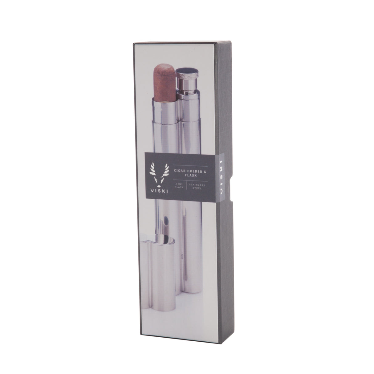 Double cigar holder in silver viski®