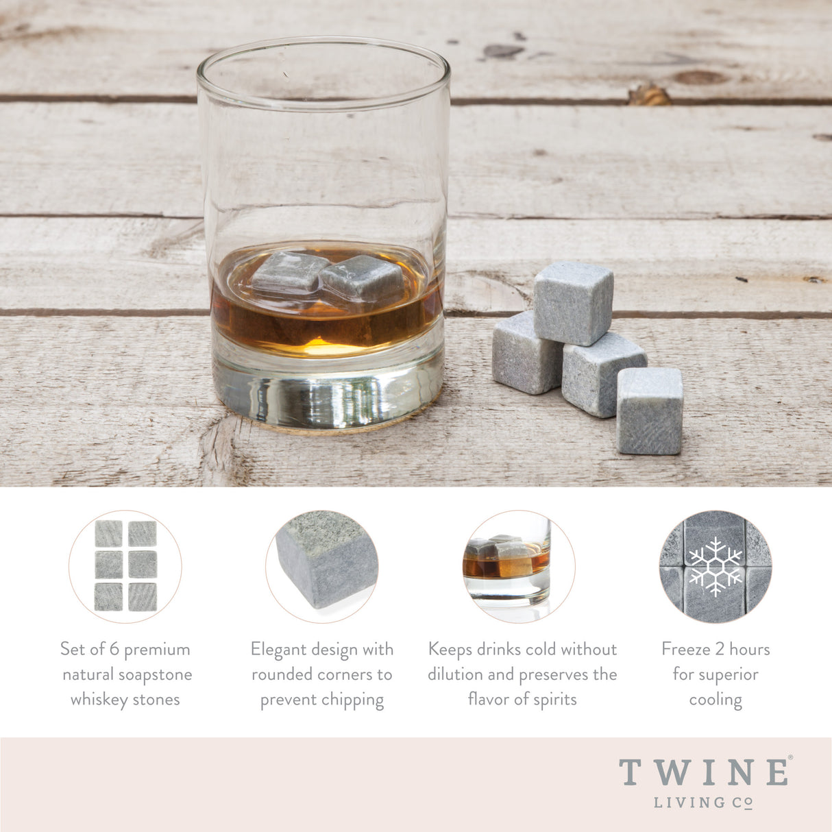 Glacier rock® cooling stones by twine®