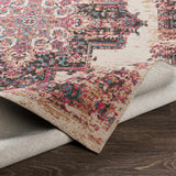 Heaton Red Medallion Area Rug - Clearance