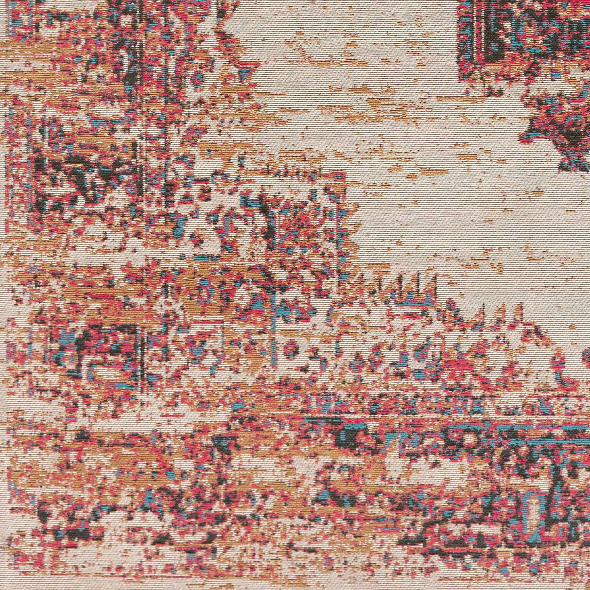 Heaton Red Medallion Area Rug - Clearance