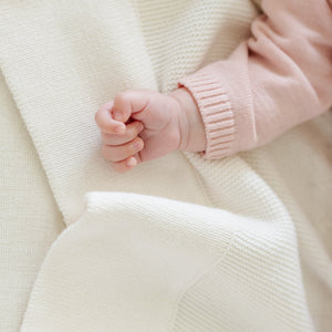 Heirloom Cotton Knit Receiving Blankets