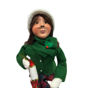 Ornament Family Girl Caroler by Byers' Choice