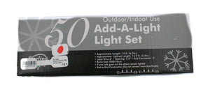 50 Light Indoor/Outdoor RED String Light