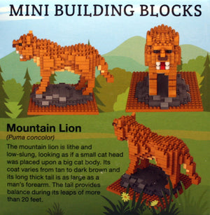 Mini Building Blocks - Mountain Lion