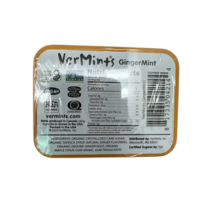 Vermints All Natural Breath Mints 1.41 Ounce - Gingermint