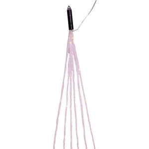 120-Light White Fuzzy Multi-Strand With Warm White LED Lights