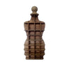 Lady shaped 36" wooden wall shelf