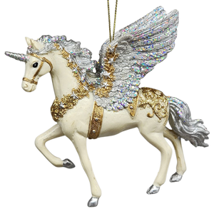 Celestial Pegasus Ornament - Approximately 5 Inches