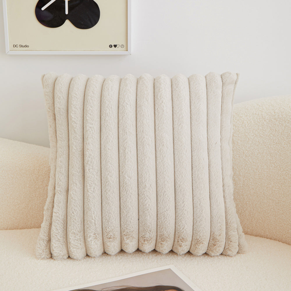Pack of  1  Polyester Blend Square Throw Pillow  & 450g Insert reversible sides, removable cover size 18x18 inch