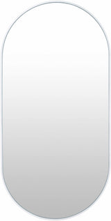 Hagenburg White Iron Frame Mirror