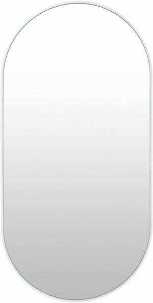 Hagenburg White Iron Frame Mirror