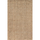 Hira Hand Woven Diamond Chunky Jute Area Rug - Tuesday Morning - Area Rugs
