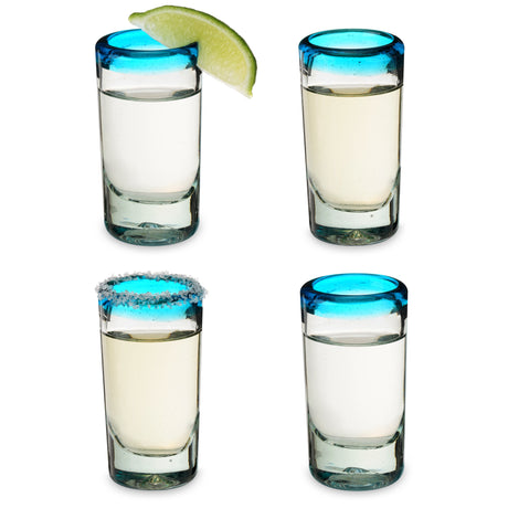 Primavera recycled shot glass set of 4 by twine living
