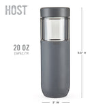 Freeze™ bottle in gray by host®