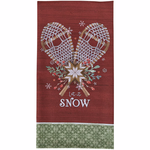 Let It Snow - Printed Dishtowel