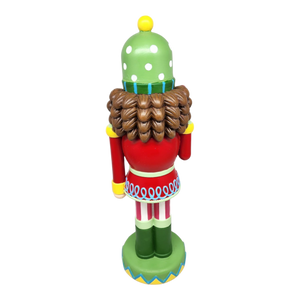 Resin Nutcracker with Moving Digital Eyes - 16 Inch