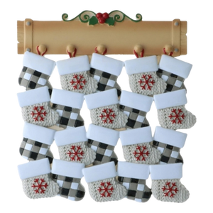Stocking Family Up To 20 Ornament