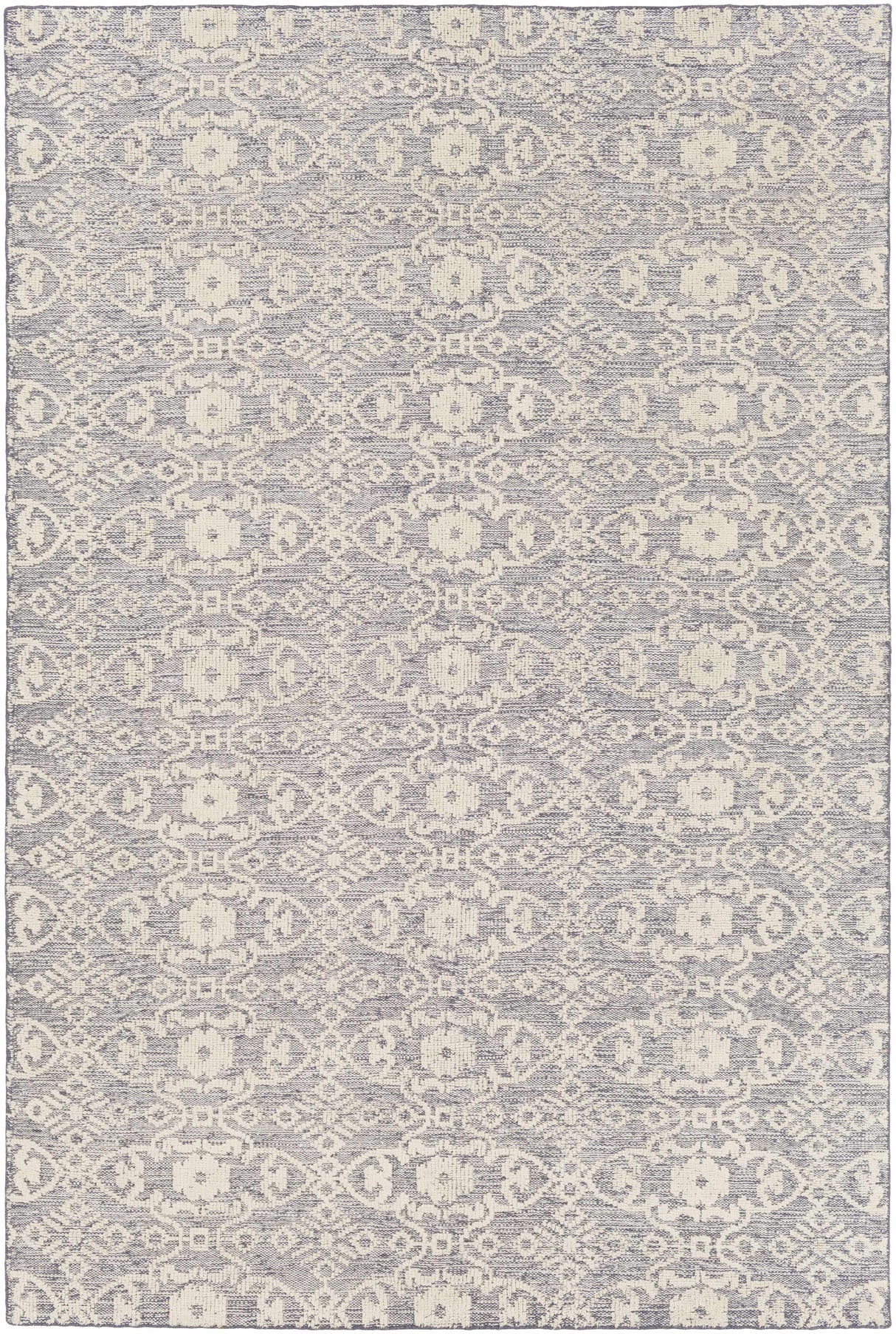 Hoisington Ivory Patterned Wool Rug - Clearance