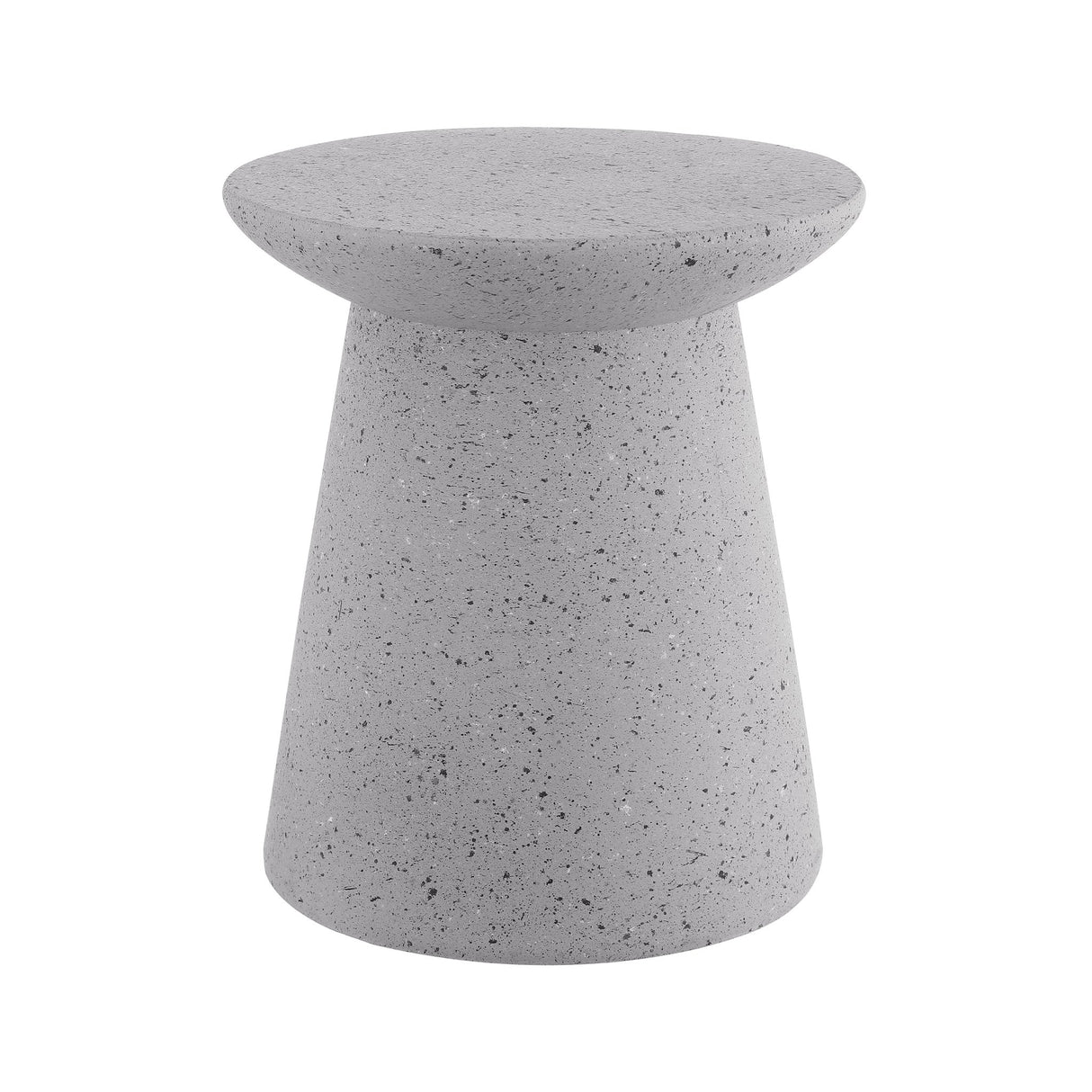 Hollie minimalist modern drum indoor/outdoor accent table pedestal - Tuesday Morning - Outdoor Tables