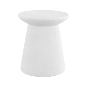 Hollie minimalist modern drum indoor/outdoor accent table pedestal - Tuesday Morning - Outdoor Tables