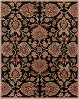 Conesus 1053 Hand Tufted Black Wool Rug