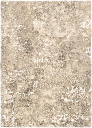 Holtsville Abstract Ivory Thick  Rug