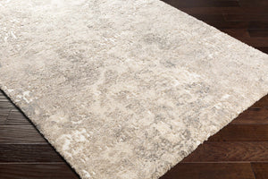 Holtsville Abstract Ivory Thick  Rug