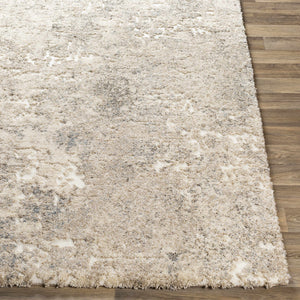Holtsville Abstract Ivory Thick  Rug