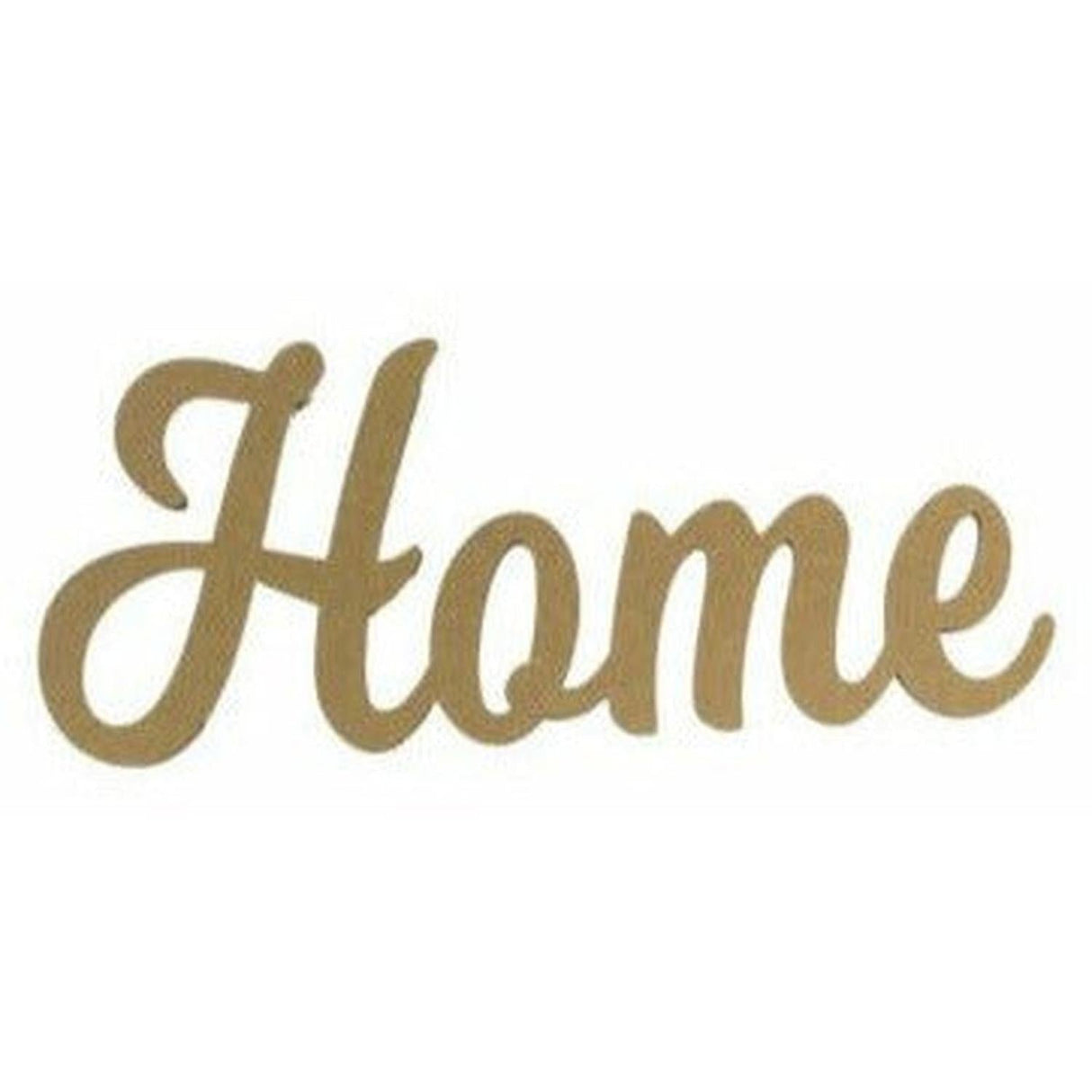 Home Script Wood Cutout