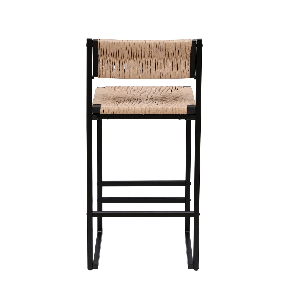 Honey Bar Stools Set of 2 Paper Rope Weave Dining Chairs (Honey) - Tuesday Morning - Table & Bar Stools