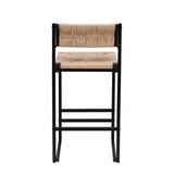 Honey Bar Stools Set of 2 Paper Rope Weave Dining Chairs (Honey) - Tuesday Morning - Table & Bar Stools