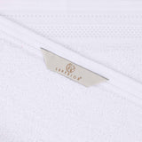 Honeycomb Textured Waffle Border Cotton Bath Towels, Set of 4 - Bath Towel by Superior Brand