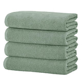 Cotton textured bath towel set - acacia collection