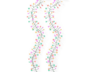 Micro LED Garland Light - 8 function twinkle - 480 - Multicolor - Silver String