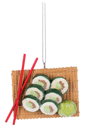Asian Delight Food Ornament - Sushi Roll