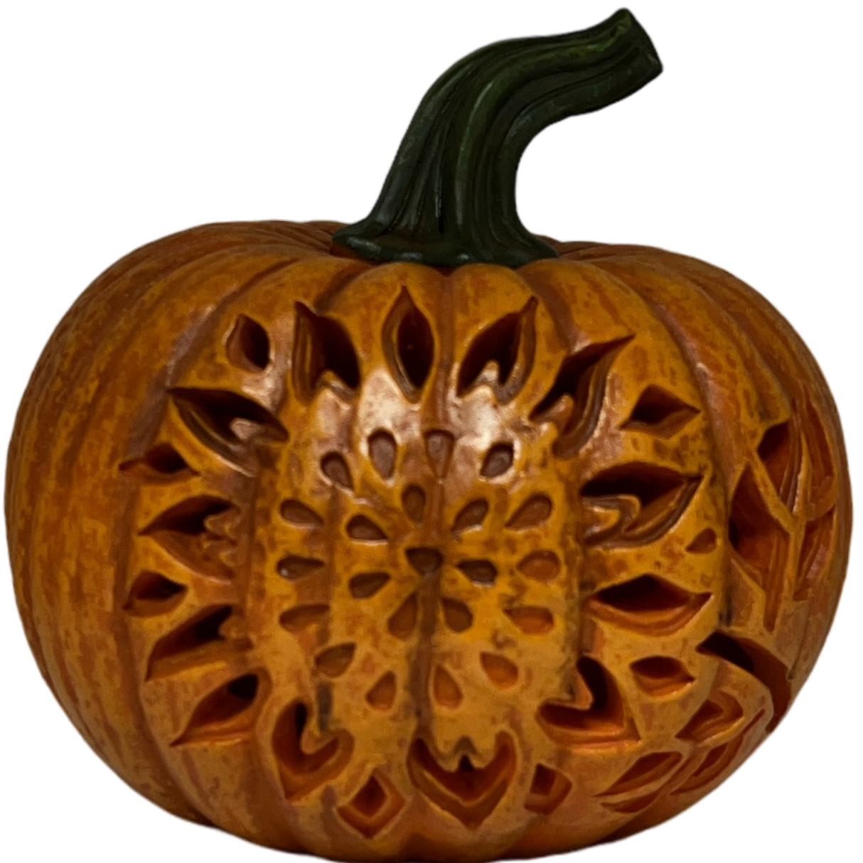 Pumpkin B/O Lighted Resin Cutout
