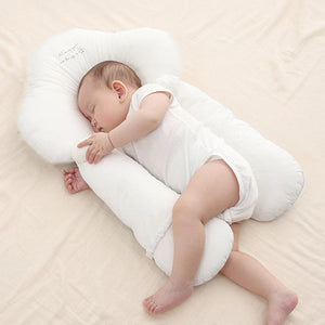 Baby Anti Flat Head Pillow Organic Cotton Infant Sleeping Support Cushion