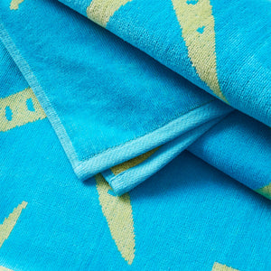 Cotton Velour Beach Towels 2-Pack - Maui Collection