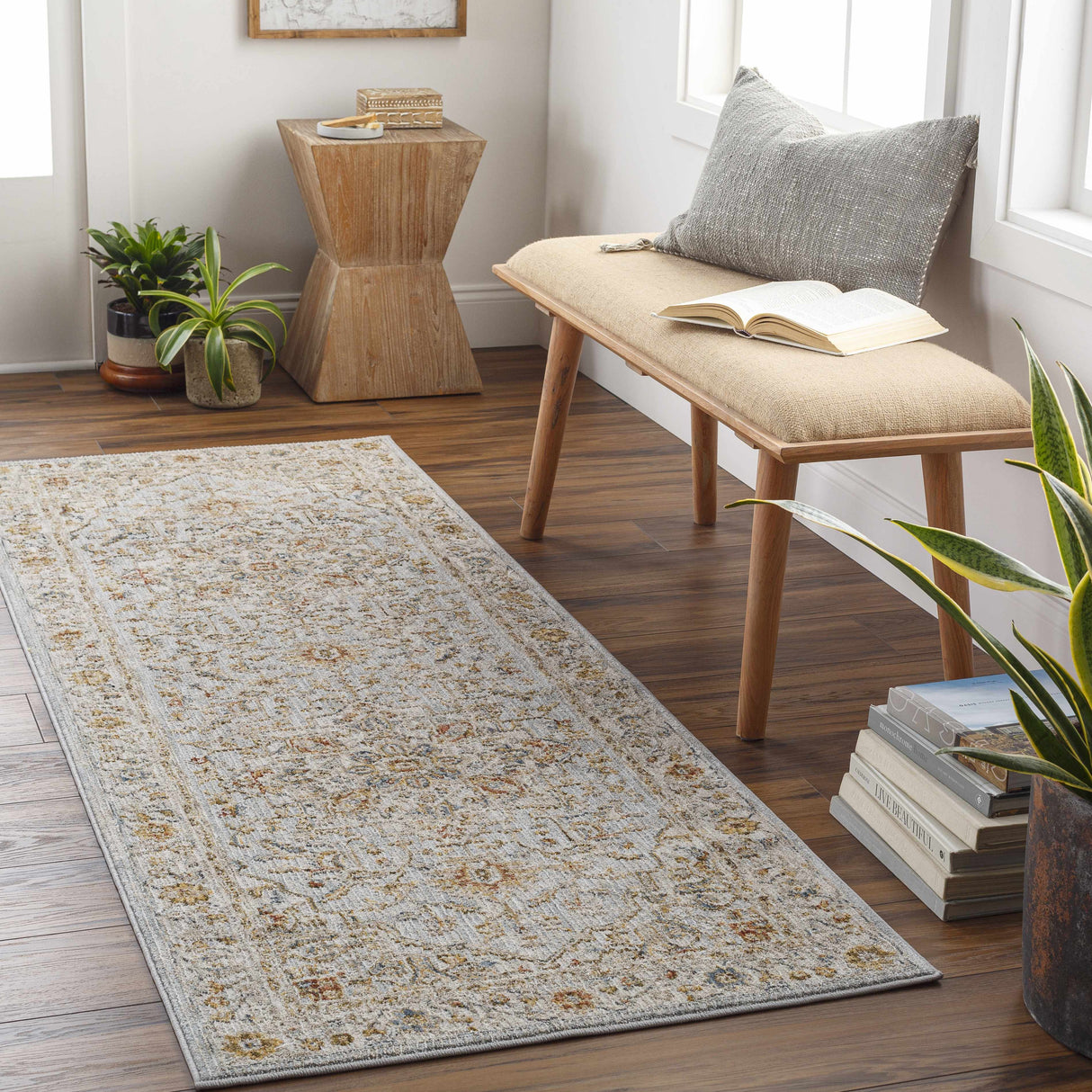 Huguley Floral Cream Luxe Rug